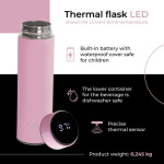 Θερμός Adler με οθόνη LED 473ml ροζ - Image 2