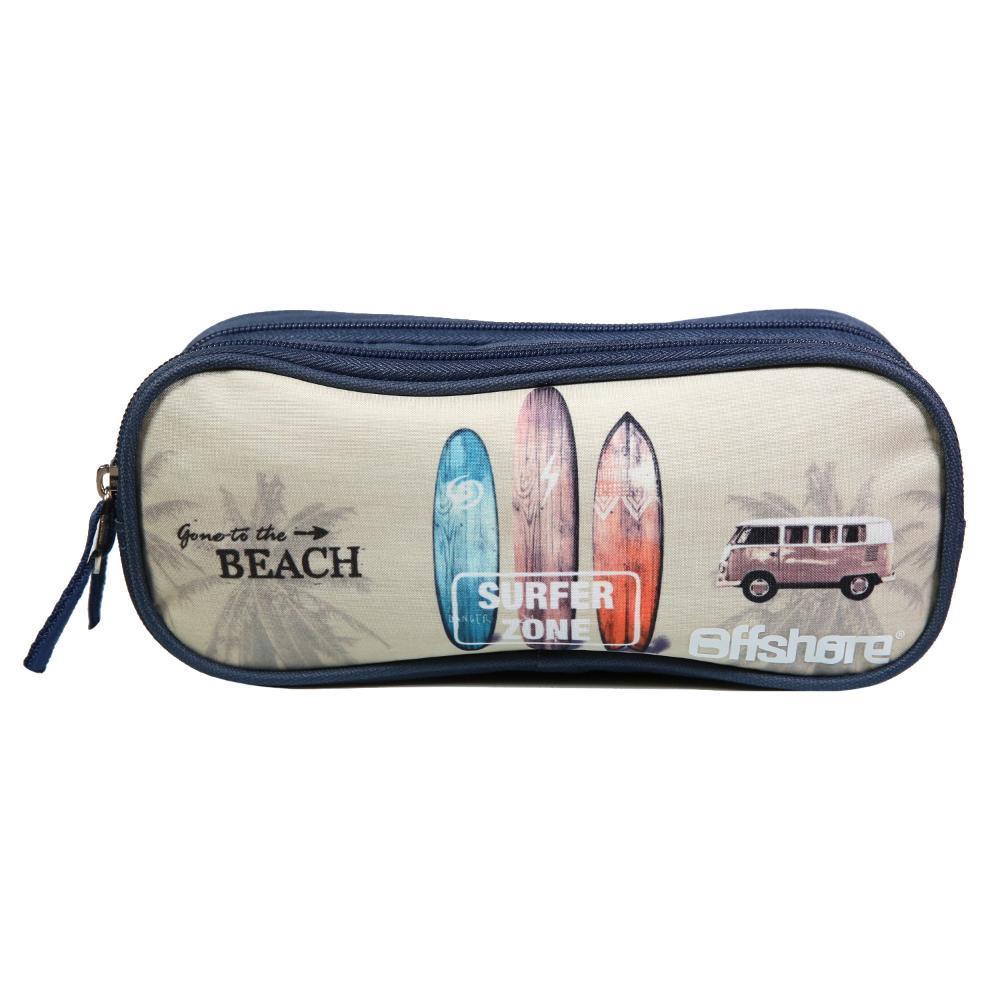 6ae40c4102ac4edc923a250547c9964d.jpg Bagtrotter κασετίνα "Surfer Zone ",Y10x7x23εκ, με 2 θήκες - Image 1