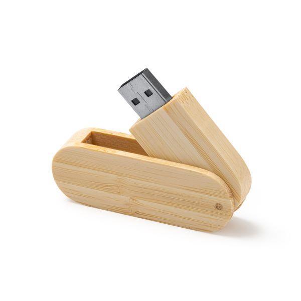 6e84de6c525a4a75b4d2521a5995ab7e.jpg Στικάκι USB από φυσικό μπαμπού, 16 GB, 6,4x1,3x2,2εκ. - Image 1